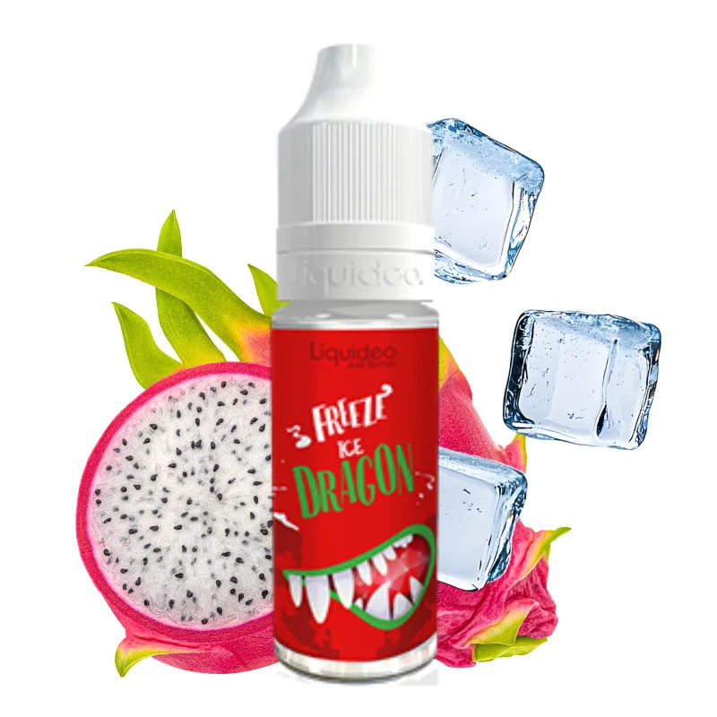 E-liquide Freeze Dragon 10 ml Liquideo – fruit du dragon frais, base 50/50 PG/VG, hit fort et fabrication française.