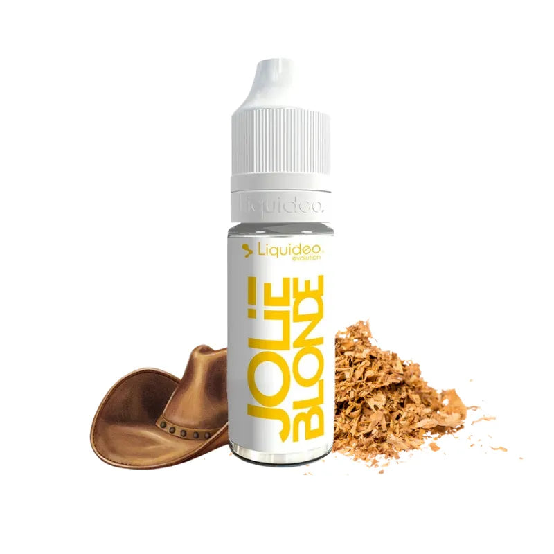 liquideo-jolie-blonde-10ml.jpg
E-liquide Jolie Blonde 10 ml Liquideo – classic blond sec et corsé, base 70/30 PG/VG, fabrication française.