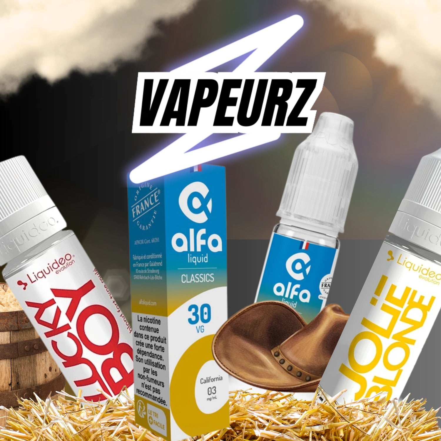 E-liquides 10ml classics Saveurs Tabac, blond, brun, intense, mentholé ou RY4, pour cigarette électronique