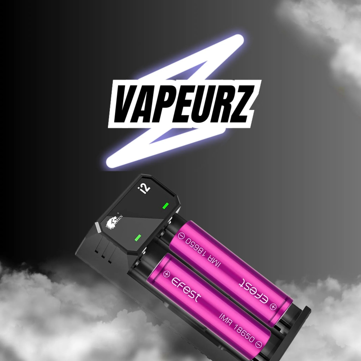 chargeurs d'accus cigarettes éléctroniques pour accus 18650, 21700, 18350