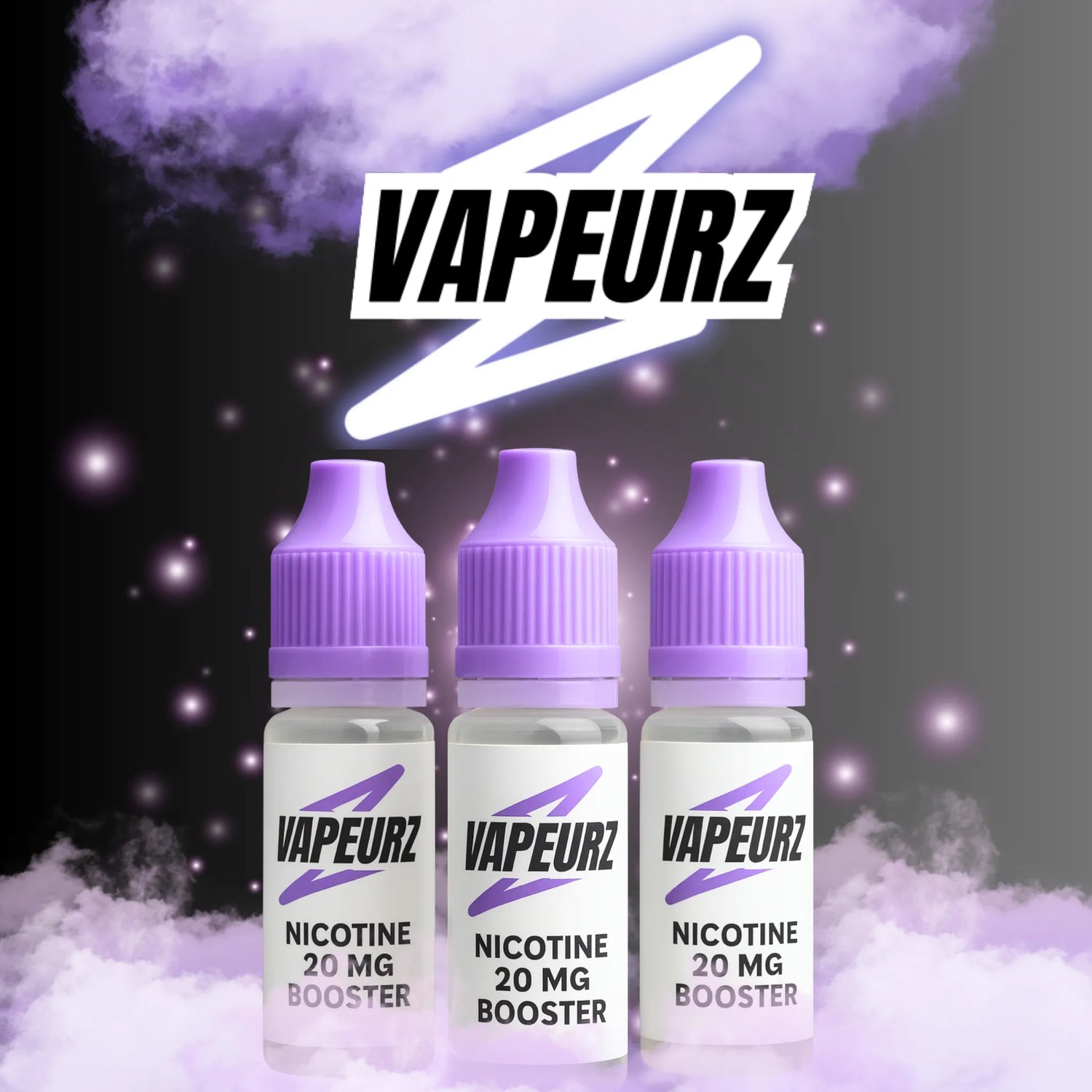 Flacon booster de nicotine 20 mg/ml pour e-liquide, base PG/VG certifiée, pour cigarette électronique