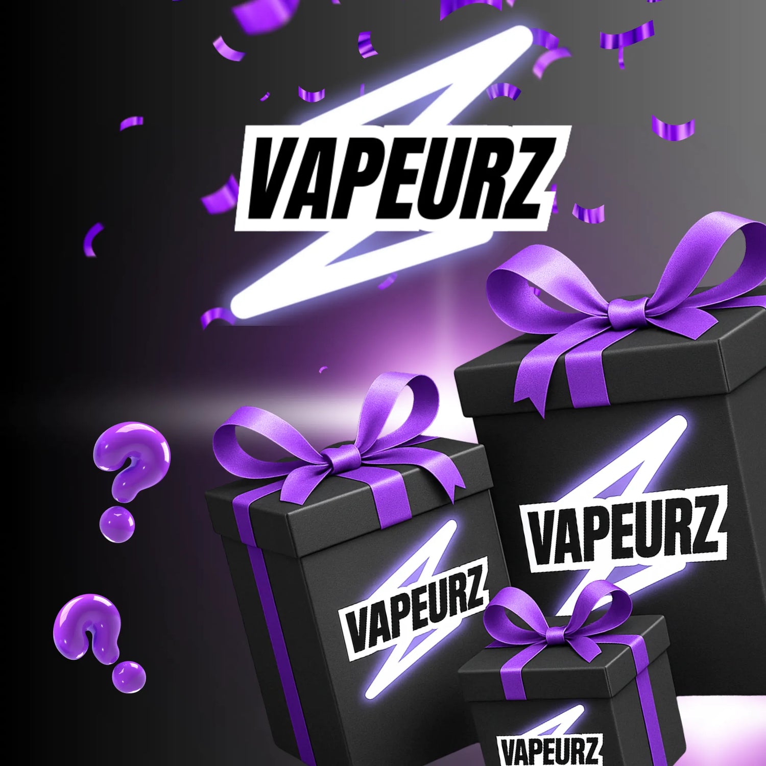 Coffret surprise box mystère de e-liquides pour cigarette électronique, assortiments de saveurs variées en format 10 ml ou 50 ml