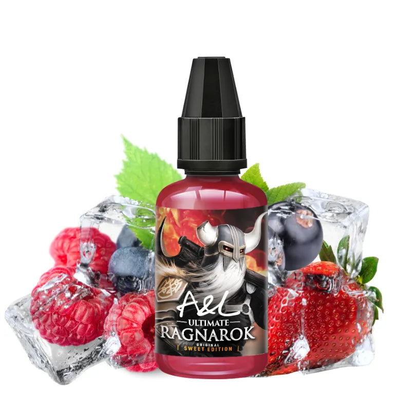 Concentré Ragnarok Sweet Edition 30ML A&L Ultimate – arôme fruits rouges, cassis et fraîcheur pour e-liquide DIY.