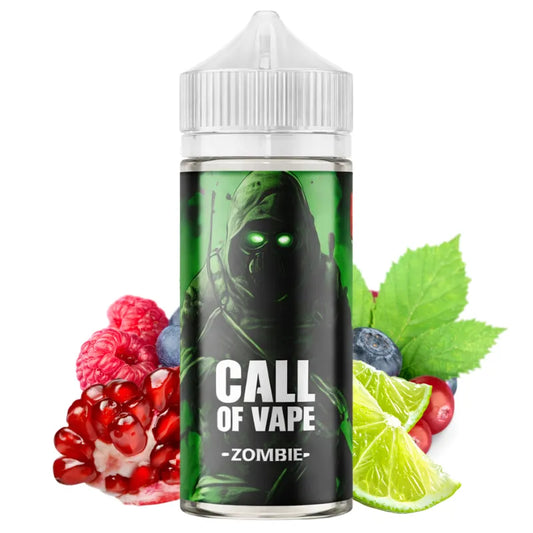 E-liquide Zombie Call of Vape 100ml saveur fruits rouges grenade citron pour cigarette électronique grand format