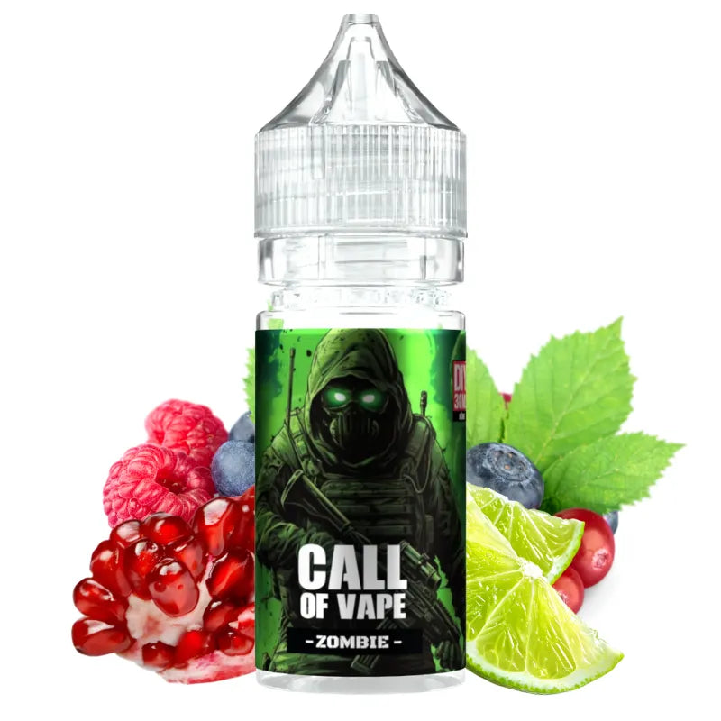 E-liquide Zombie Call of Vape 30ml saveur fruits rouges grenade citron pour cigarette électronique
