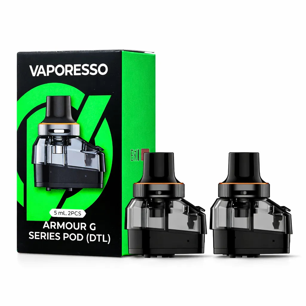 Cartouches Vaporesso Armour G Series Pod DTL et MTL 5 ml, pods de remplacement vendus par 2
