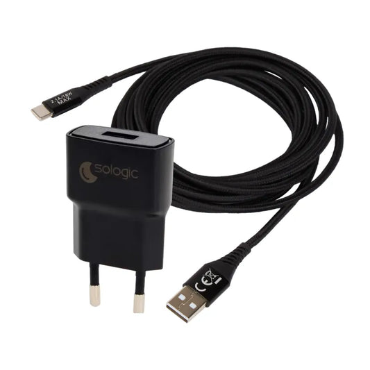 Chargeur USB-C 1A avec câble 3 m pour cigarette électronique