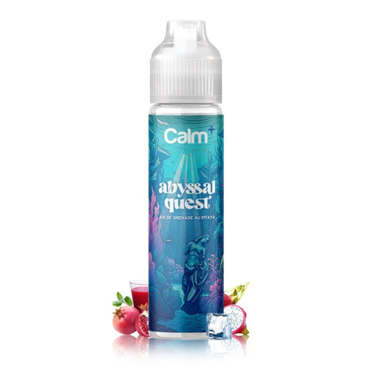 E-liquide Abyssal Quest 50ml Calm+ CBD fruit du dragon et grenade 250 mg fabriqué en France
