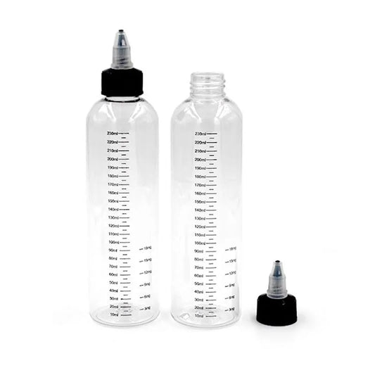 Flacon Twist gradué 250 ml vide – souple, résistant et précis pour DIY e-liquide
