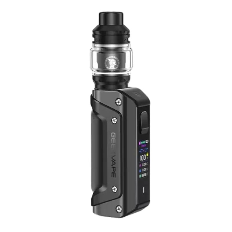 GeekVape Aegis Solo 3 – Kit 100W, accu 18650, clearomiseur Zeus 5.5 ml, résistances Z Series, recharge USB-C.