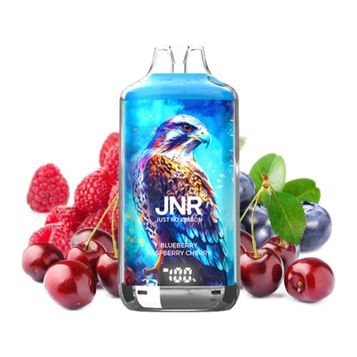 Puff Falcon X 28K JNR – cigarette électronique rechargeable, 28000 bouffées, saveur Myrtille, Framboise et Cerise.