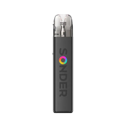 Découvrez le Kit Sonder Q2 – GeekVape, midnight black, le pod 1350 mAh / 30W idéal pour remplacer les puffs rechargeables. Rendu de saveur exceptionnel, airflow réglable, cartouche Q Pod 3 ml, design moderne RGB.