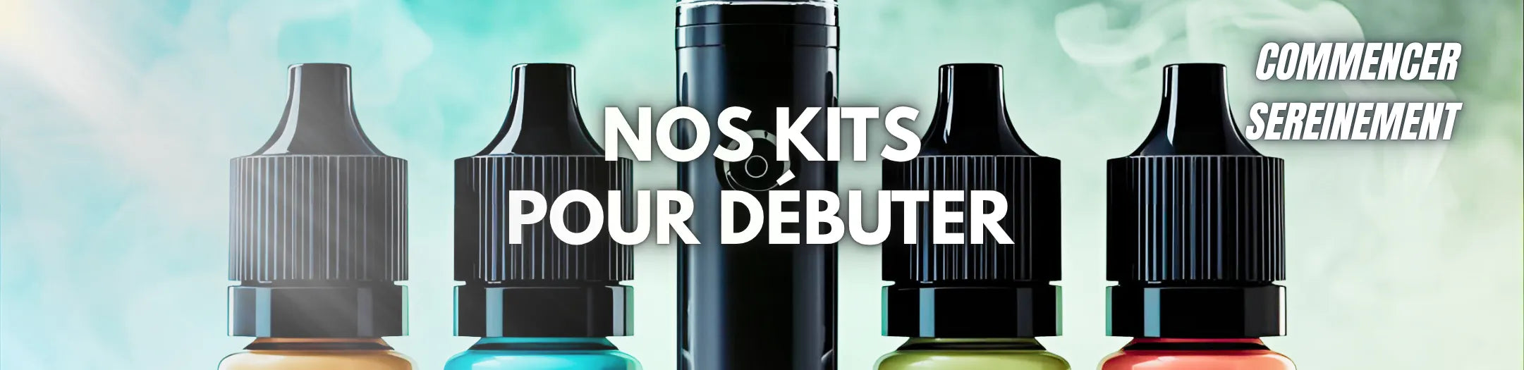 Kits débutants Vapeurz – e-cigarettes simples avec e-liquides pour bien démarrer la vape