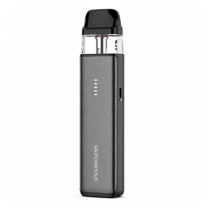 Vaporesso XROS 6 Mini titanium Black, cigarette électronique pod compacte avec batterie intégrée, cartouche XROS, technologie COREX 3.0, airflow réglable et finition noire texturée