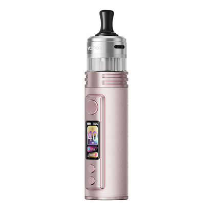 Voopoo Drag H40 Pro Glow Pink, cigarette électronique pod mod compacte de 40 W avec cartouche PnP Pod II, écran couleur TFT, batterie intégrée 1500 mAh et couleur rose