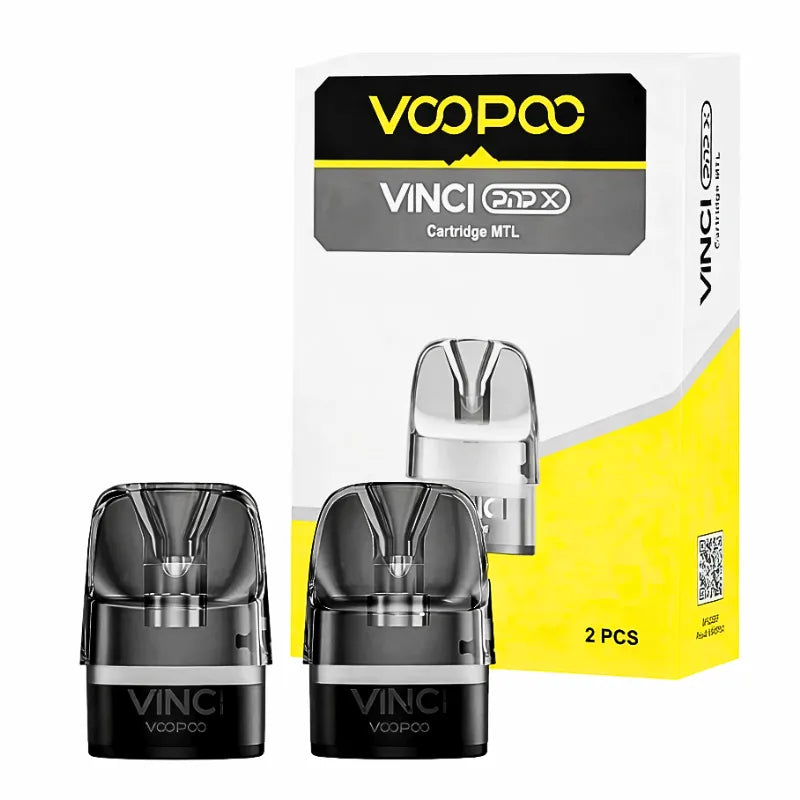 Cartouche VOOPOO VINCI PnP X MTL pack 2 pods – réservoir de remplacement pour cigarette électronique VOOPOO VINCI compatible PnP X